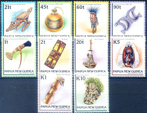 Папуа Новая Гвинея, 1994-1995, Искусство, 10 марок. 36 Евро